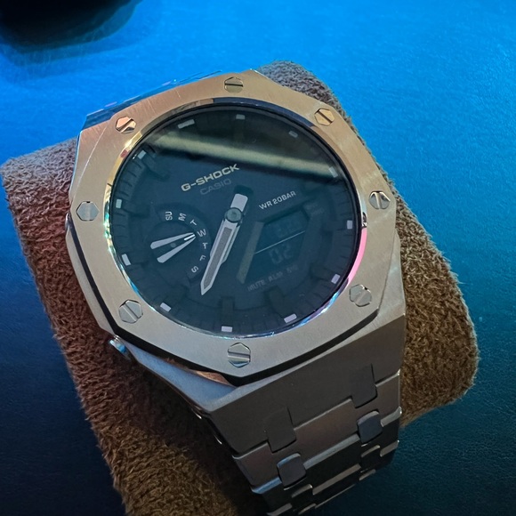 Casio g-shock Casioak MOD - rose gold bracelet - Picture 3 of 3